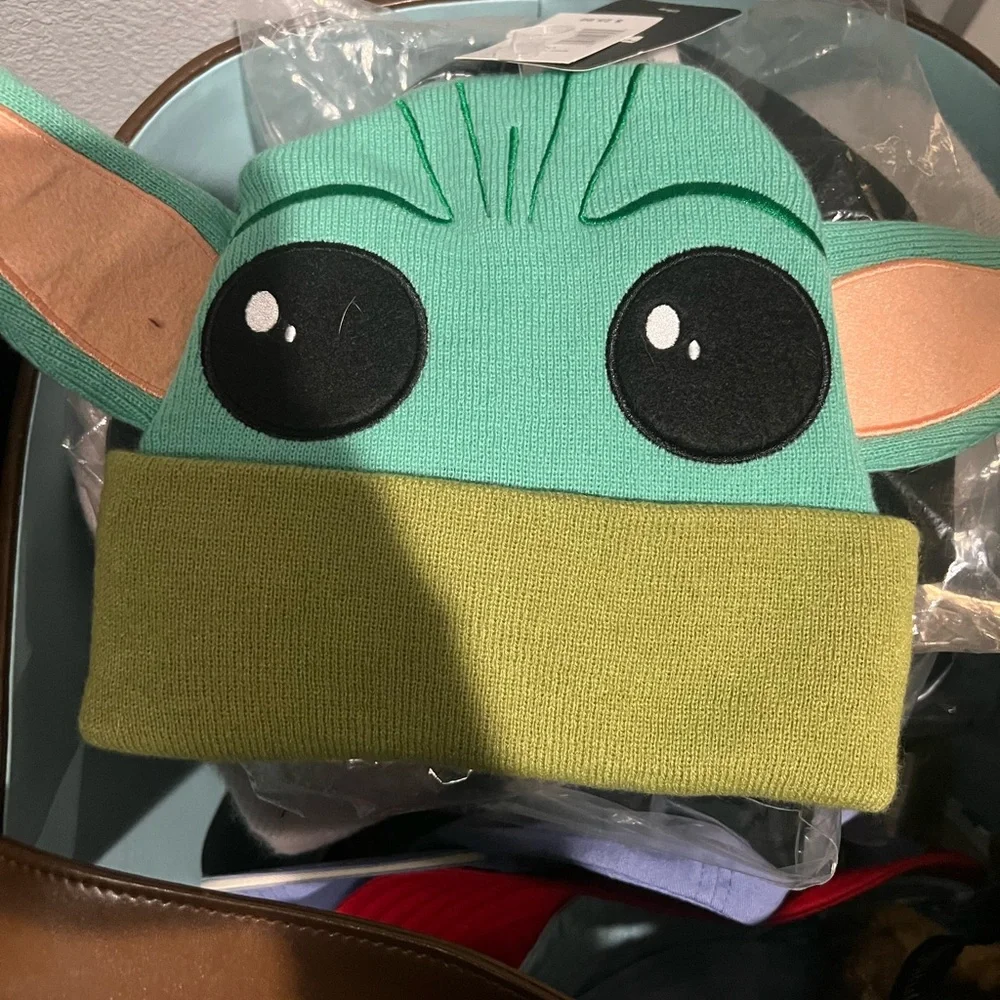 Grogu “Baby Yoda” hat with ears NWT